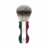 Extrò Rasierpinsel Italien Flag Tricolore Medium Soft, Synthetisch, 26mm Knoten