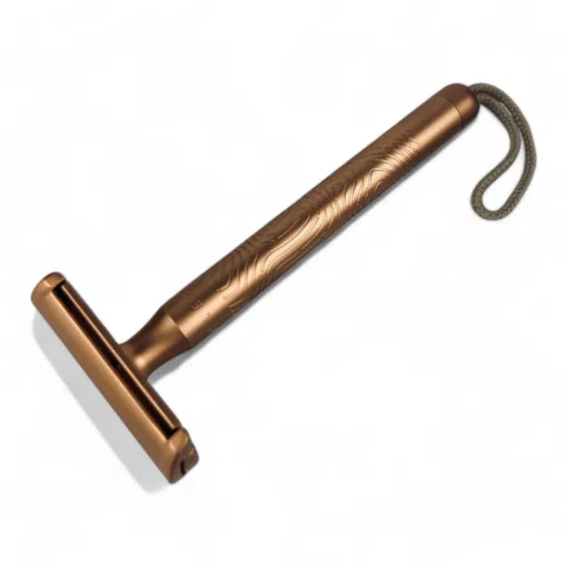 Mühle Rasierhobel Companion Roségold, geschlossener Kamm, Effizienz für Bart- und Körper