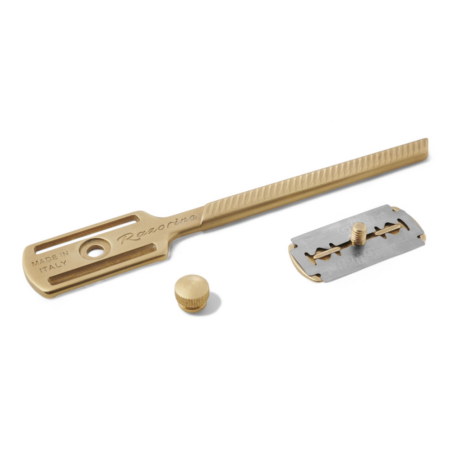 Razorine Wechselklingenmesser Premium Special Matte Brass, Double Edge