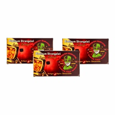 PAA Rasierklingen-Bundle - Platinum Strangelet Super Sharps Double Edge - 15 Stk.