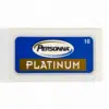 Personna Platinum Stainless Steel Double Edge Rasierklinge - 10 Stk.