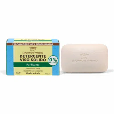 Saponificio Varesino Gesichtsreiniger Purificante 100g, Hartseife