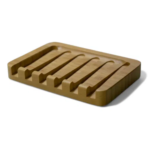 Saponificio Varesino Seifenhalter aus Bambusholz, 9×13×2cm, ohne Seife
