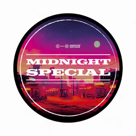 Barrister and Mann Rasierseife Midnight Special 118ml, Geheimnisvoll gut