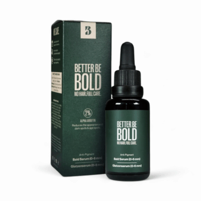 BETTER BE BOLD Anti-Pigment Glatzenserum 30ml, bekämpfe Alters- und Pigmentflecken