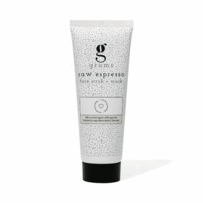 Grums Raw Espresso Gesichtspeeling und Maske 80ml, für trockene und normale Haut