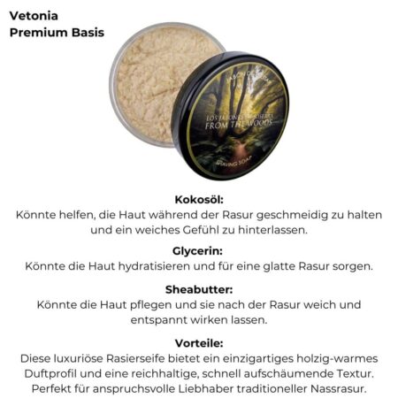 Los Jabones de Joserra Rasierseife From The Woods 115g 3