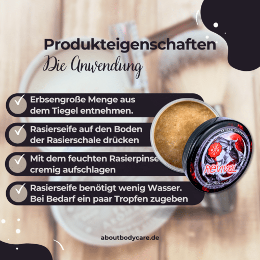 BBS Shaving Rasierseife Revival 125g-5