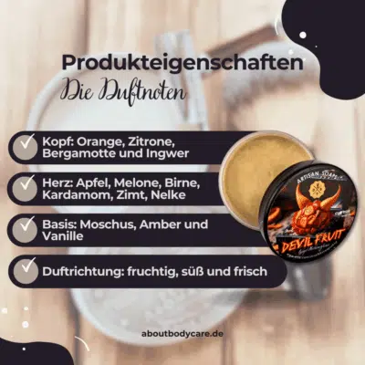 BBS Shaving Rasierseife Devil Fruit 125g-2