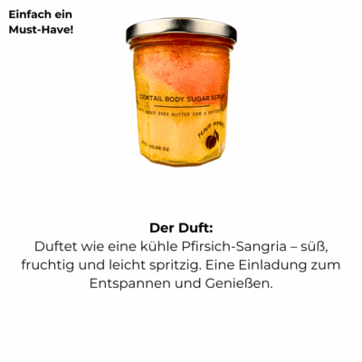 Ancient Wisdom Zuckerpeeling Pfirsich Sangria 300g1