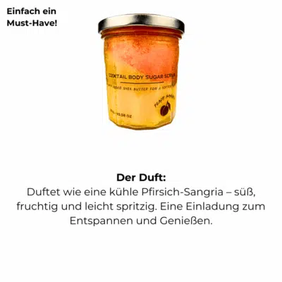 Ancient Wisdom Zuckerpeeling Pfirsich Sangria 300g1