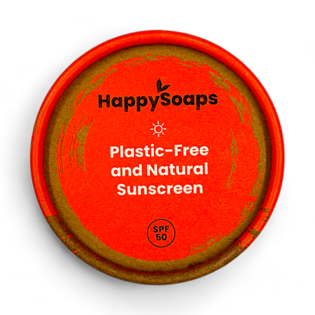 HappySoaps Sunscreen SF50 50g, fester Sonnenschutz