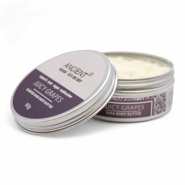 Ancient Wisdom Shea Körperbutter Juicy Grapes 90g1