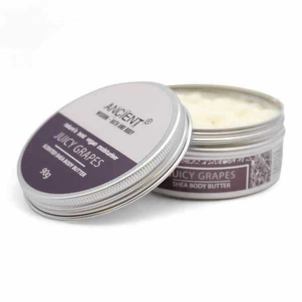 Ancient Wisdom Shea Körperbutter Juicy Grapes 90g1