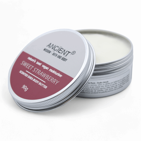 Ancient Wisdom Shea Körperbutter Sweet Strawberry 90g1