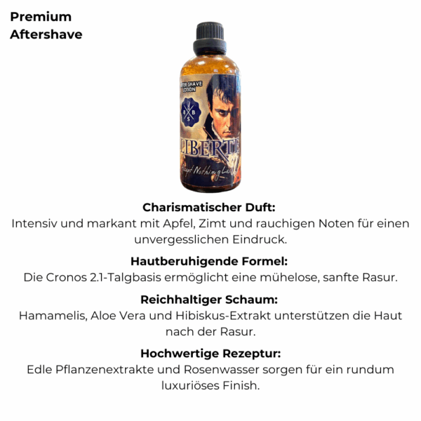 BBS Shaving Aftershave Lotion Liberte 100ml - maskulin perfekt4