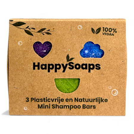 HappySoaps Shampoo Bars Mini 3x10g