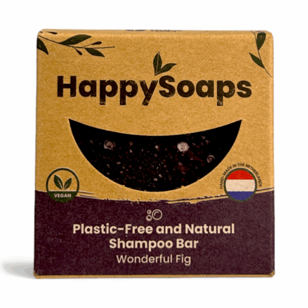 HappySoaps Shampoo Bar Wonderful Fig 70g, festes Shampoo