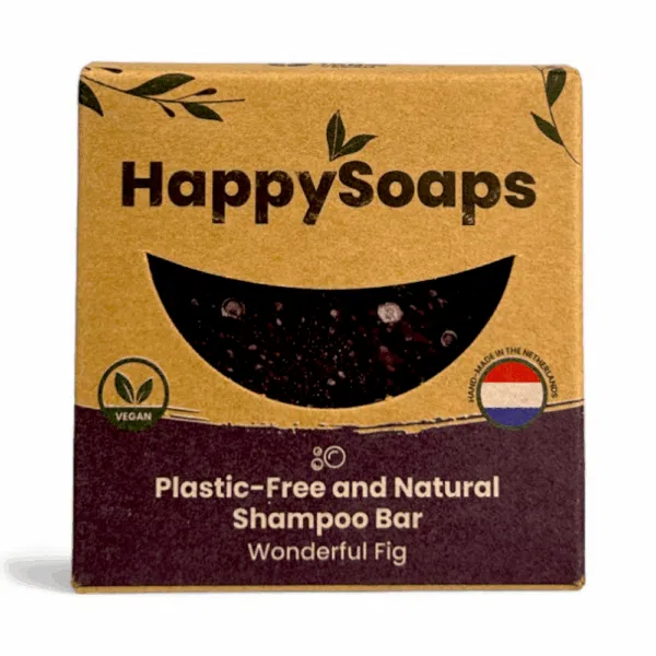 HappySoaps Shampoo Bar Wonderful Fig 70g, festes Shampoo
