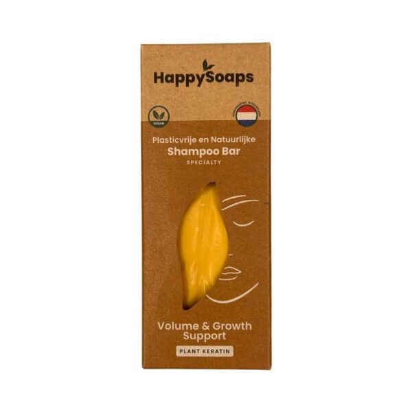 HappySoaps Shampoo Bar Volume and Growth Plant Keratin 100g