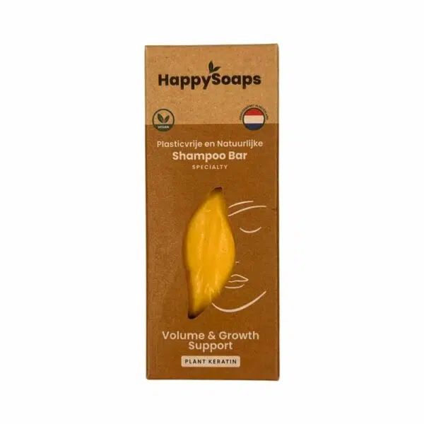 HappySoaps Shampoo Bar Volume and Growth Plant Keratin 100g