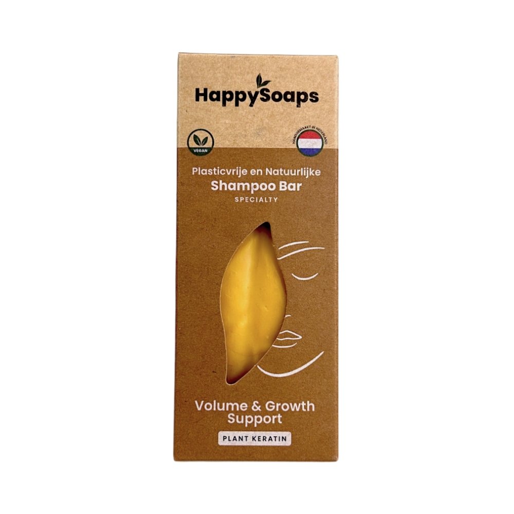 HappySoaps Shampoo Bar Volume and Growth Plant Keratin 100g