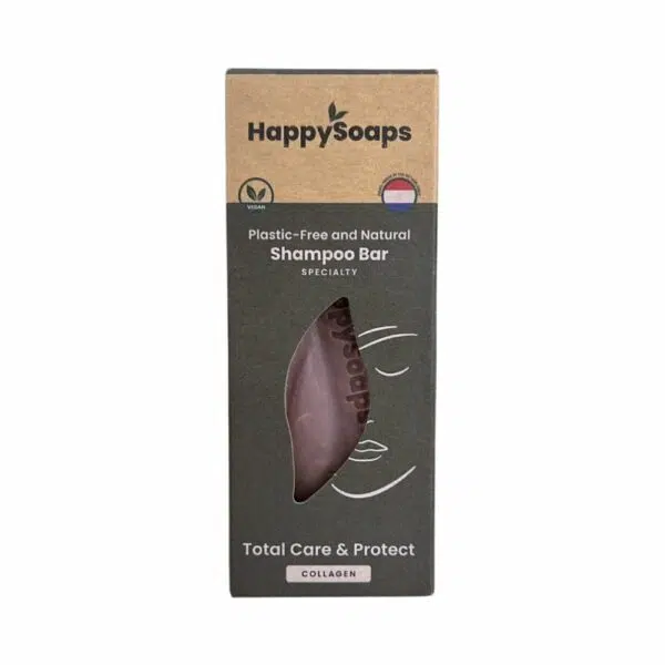 HappySoaps Shampoo Bar Total Care and Protect Collagen 100g