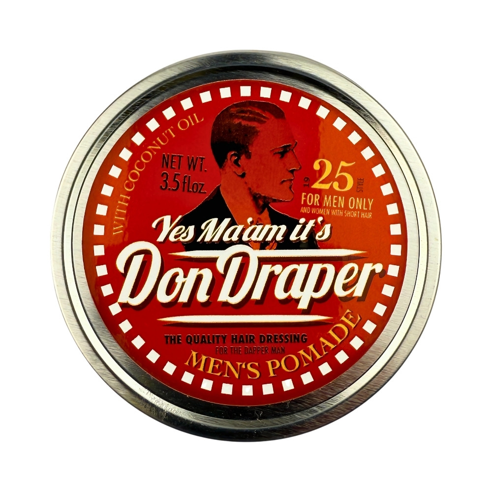 Don Draper Pomade Medium Hold 100ml, Ölbasiert, Vegan