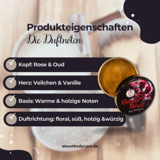 BBS Shaving Rasierseife Oriental Delight 125g - einfach Perfekt1
