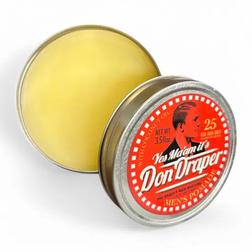 Don Draper Pomade Medium Hold 100ml, Ölbasiert, Vegan1