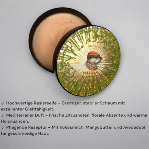 Noble Otter Rasierseife Italian Summer 118ml1