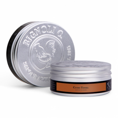 Saponificio Bignoli Rasiercreme Cuoio Tonka 175g