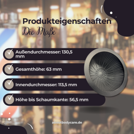 About Body Care Rasierschale Cloud Cannon P Zero - Black1