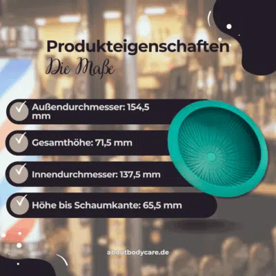About Body Care Rasierschale Cloud Cannon P Zero XL - Peppermint Green1