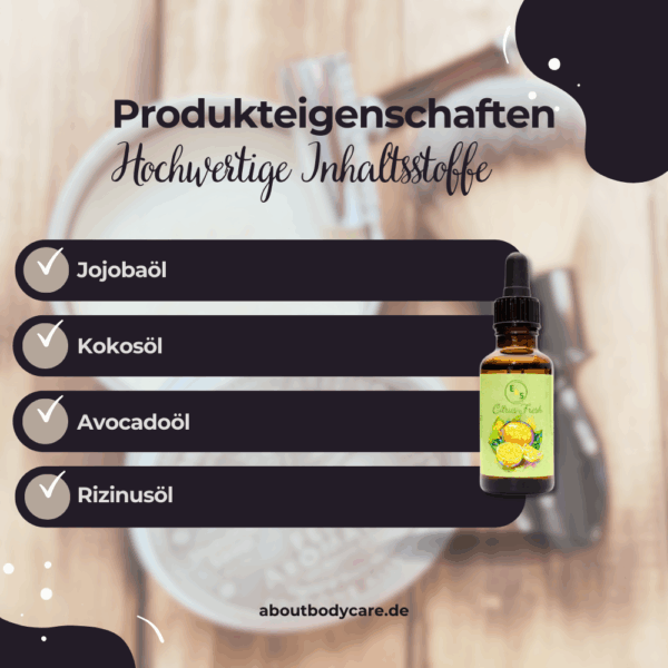 E&S Rasage Bartöl Citrus Fresh 30ml2