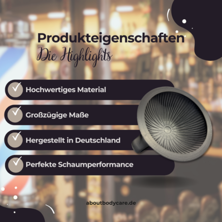 About Body Care Rasierschale Cloud Cannon P1 XL - Black2