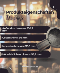 About Body Care Rasierschale Cloud Cannon P2 - Black1
