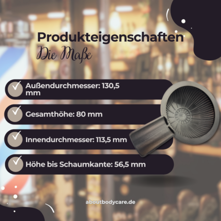 About Body Care Rasierschale Cloud Cannon P2 - Black1