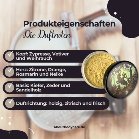 Los Jabones De Joserra Rasierseife Fern-Noir 125g1