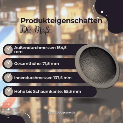 About Body Care Rasierschale Cloud Cannon P Zero XL - Black1