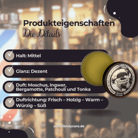 Chiefgin Pomade Medium Edition, 80ml1