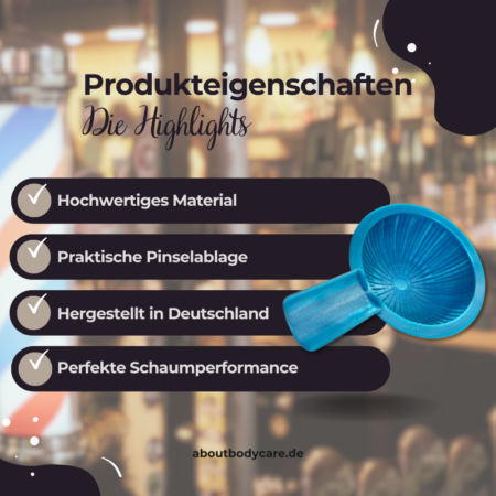 About Body Care Rasierschale Cloud Cannon P2 XL - Translucent Blue2