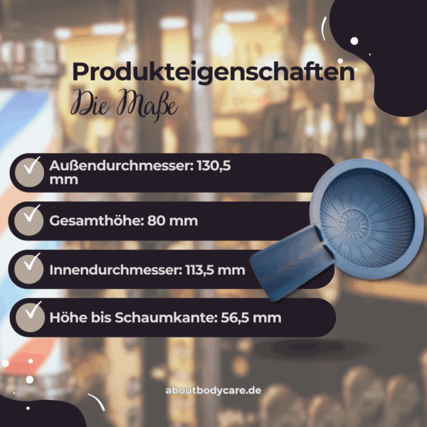 About Body Care Rasierschale Cloud Cannon P2 - Blue1