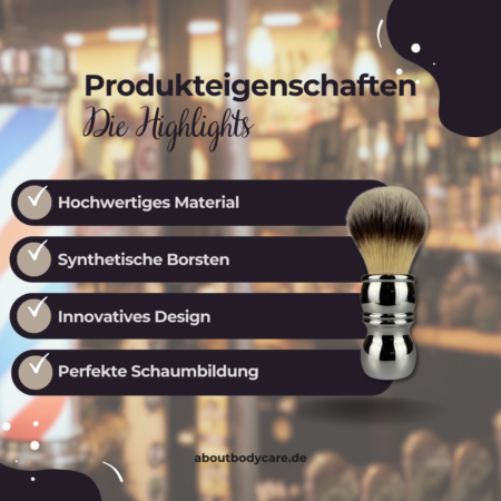 RazoRock Rasierpinsel Chrome Silvertip1