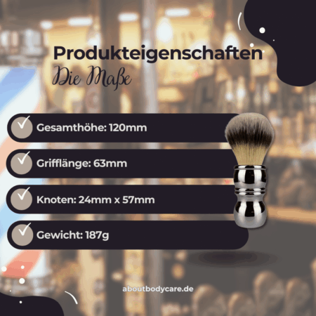 RazoRock Rasierpinsel Chrome Silvertip2