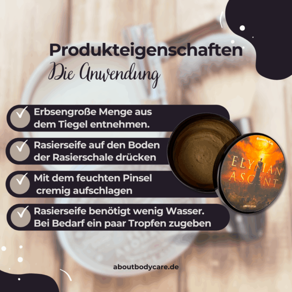 Grooming Cult Rasierseife Elysian Ascent 114g4