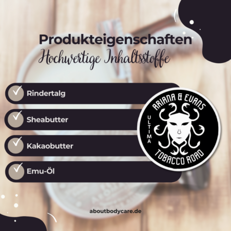 Ariana & Evans Rasierseife Tobacco Road 148ml, Ultima Base2