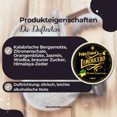 Ariana & Evans Rasierseife Pedro Fiasco's Limoncello 157ml1