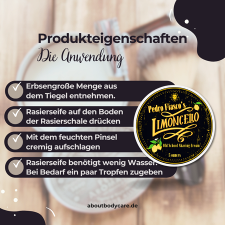 Ariana & Evans Rasierseife Pedro Fiasco's Limoncello 157ml4