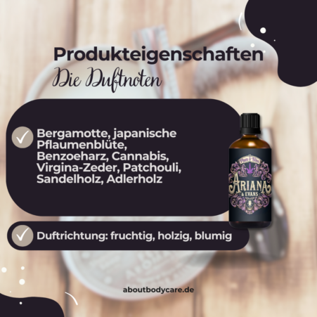 Ariana & Evans Aftershave Plum & Bliss 100ml 1